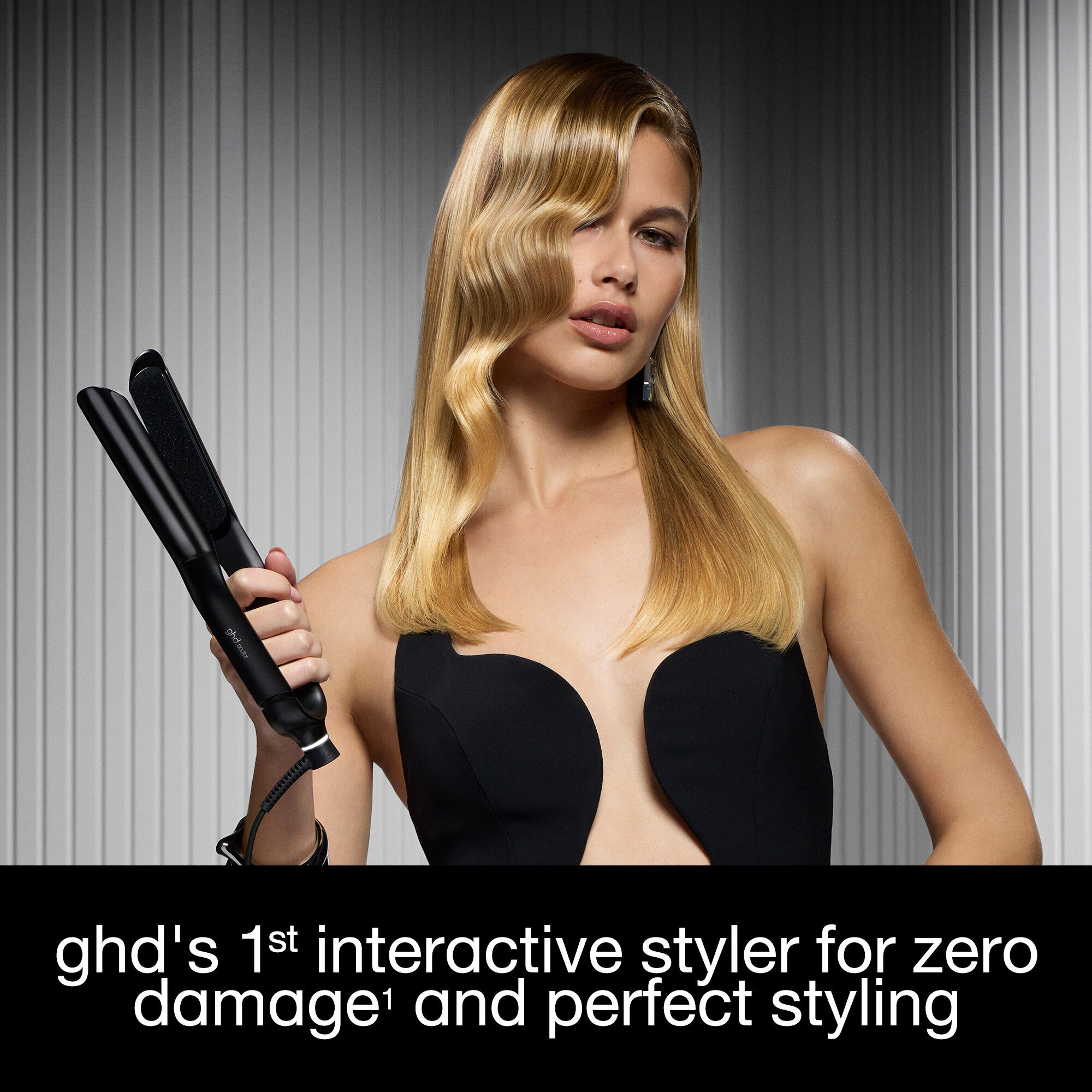 ghd Sculpt Interactive Hair Straightener - Black