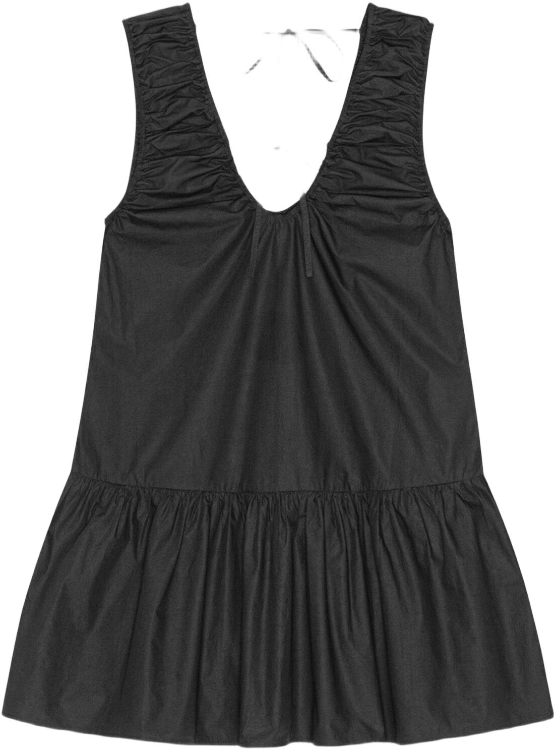 Cotton Poplin Mini Dress