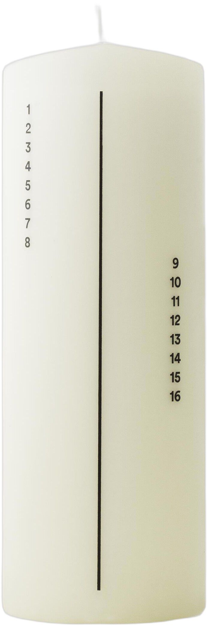 Calendar Candle Off White