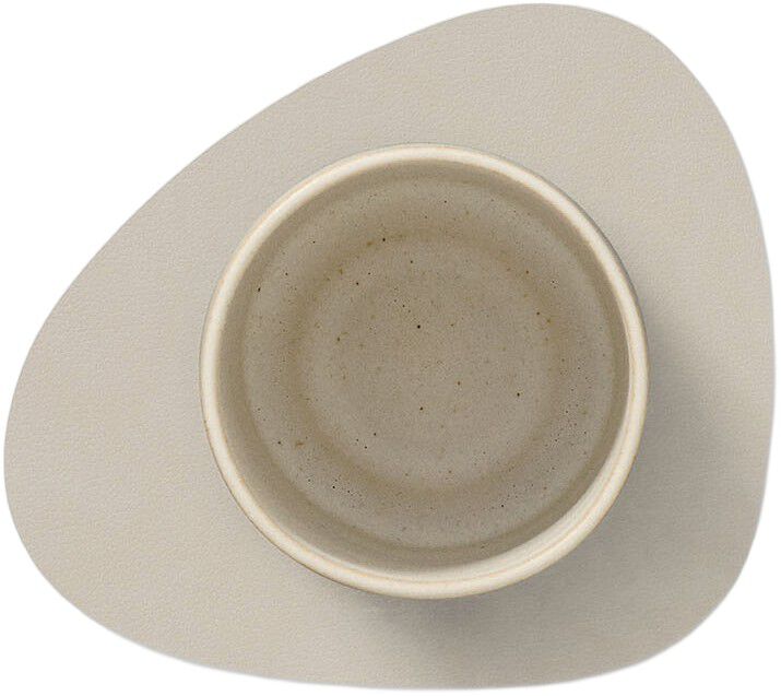 Glass Mat Curve Nupo Oyster White