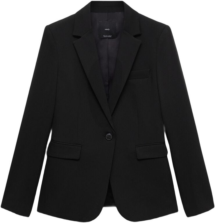 Fitted suit jacket