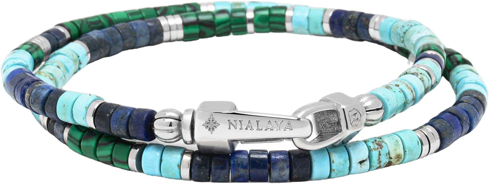 Multicolor Heishi Wrap Bracelet