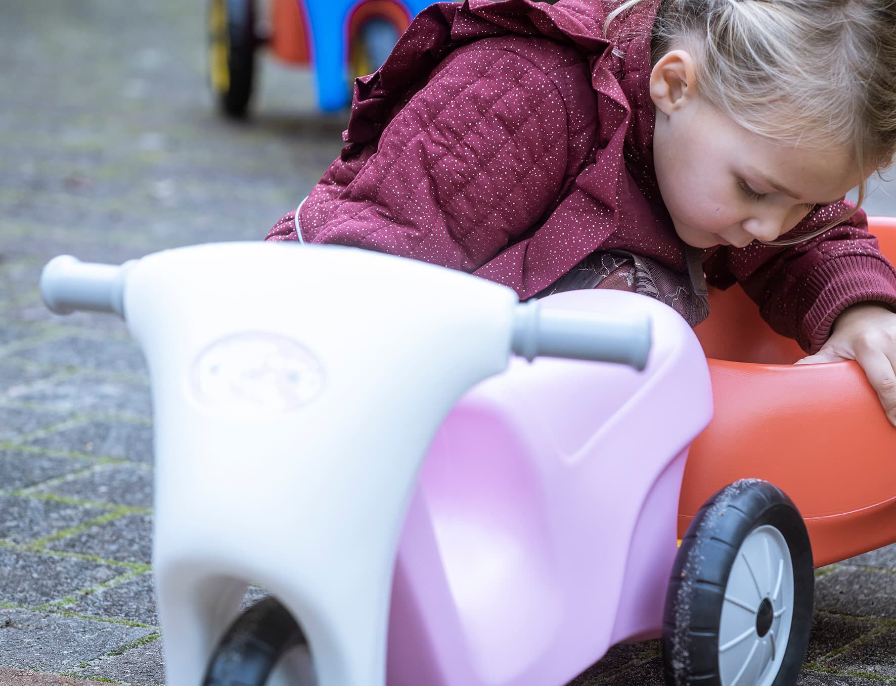 HP Prinsesse scooter m/gummihjul