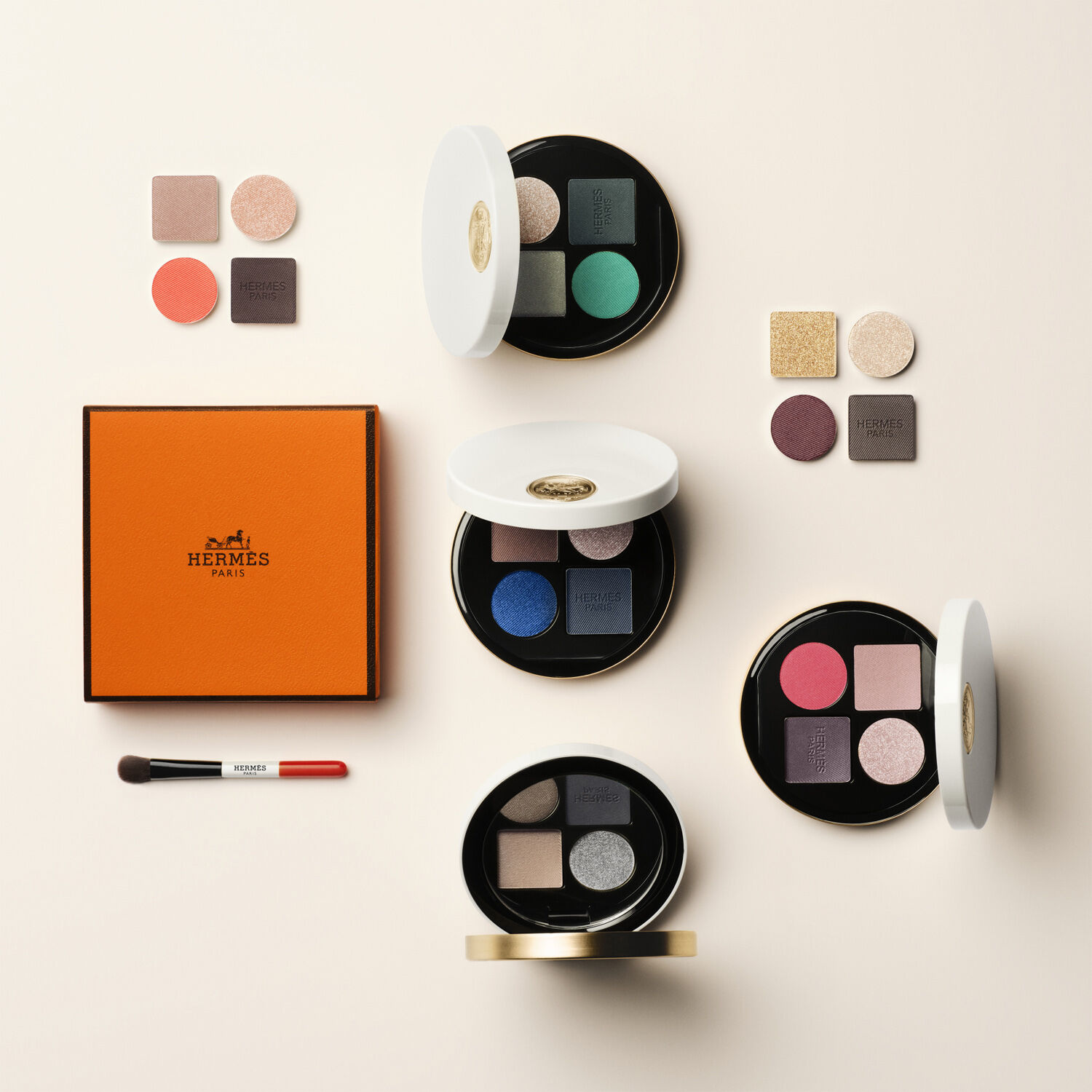 Ombres d'Herm&egrave;s, powder quartet for the eyes