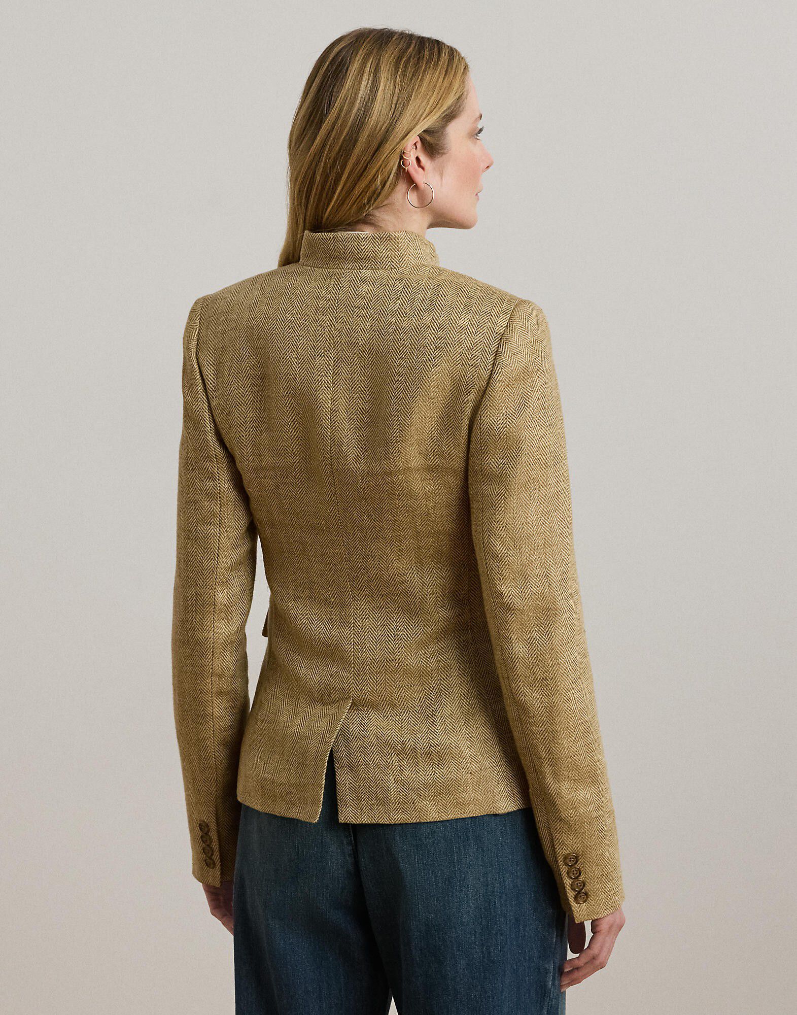Herringbone Linen Jacket