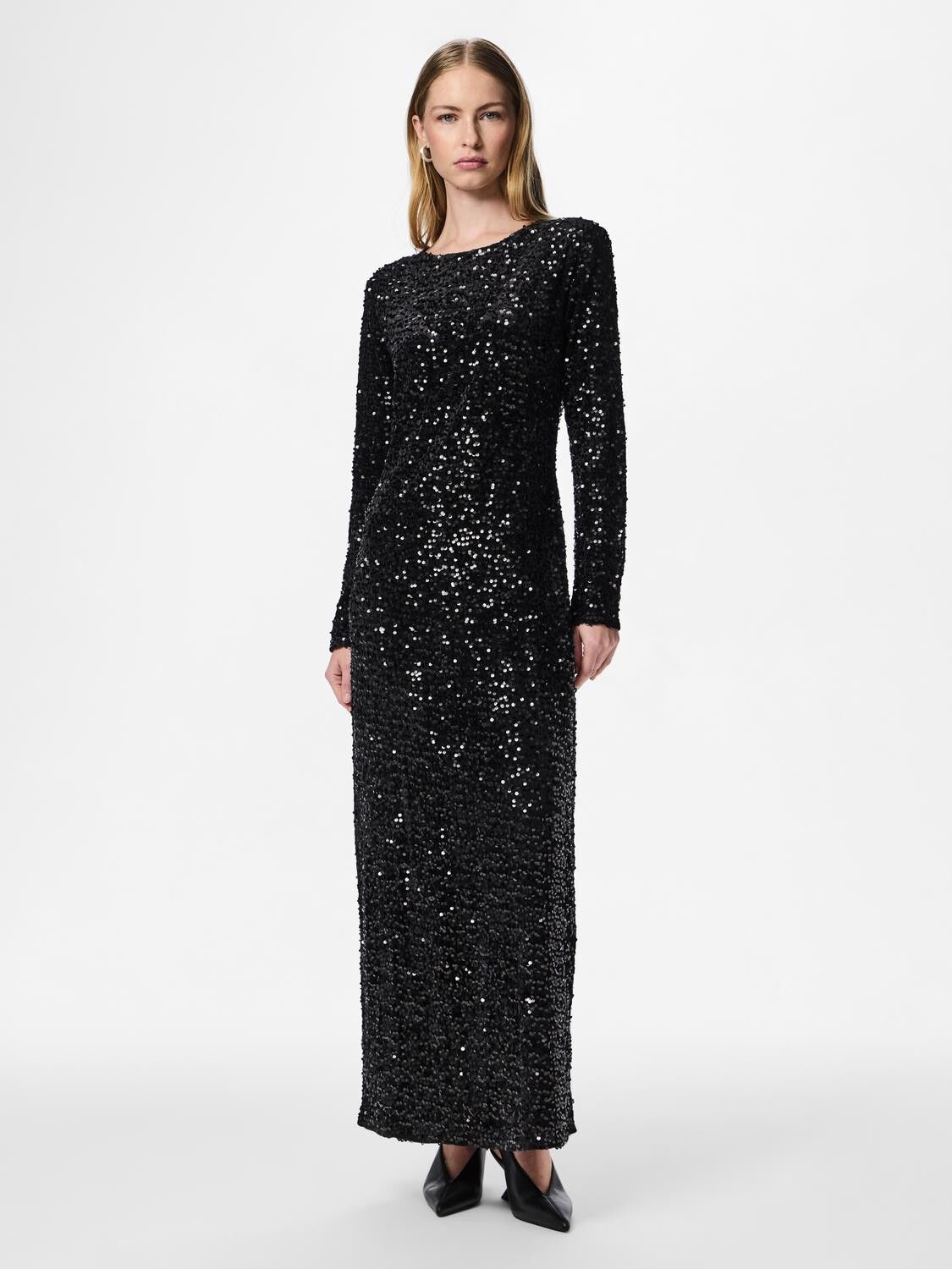 PCKAM LS MAXI DRESS JRS BC