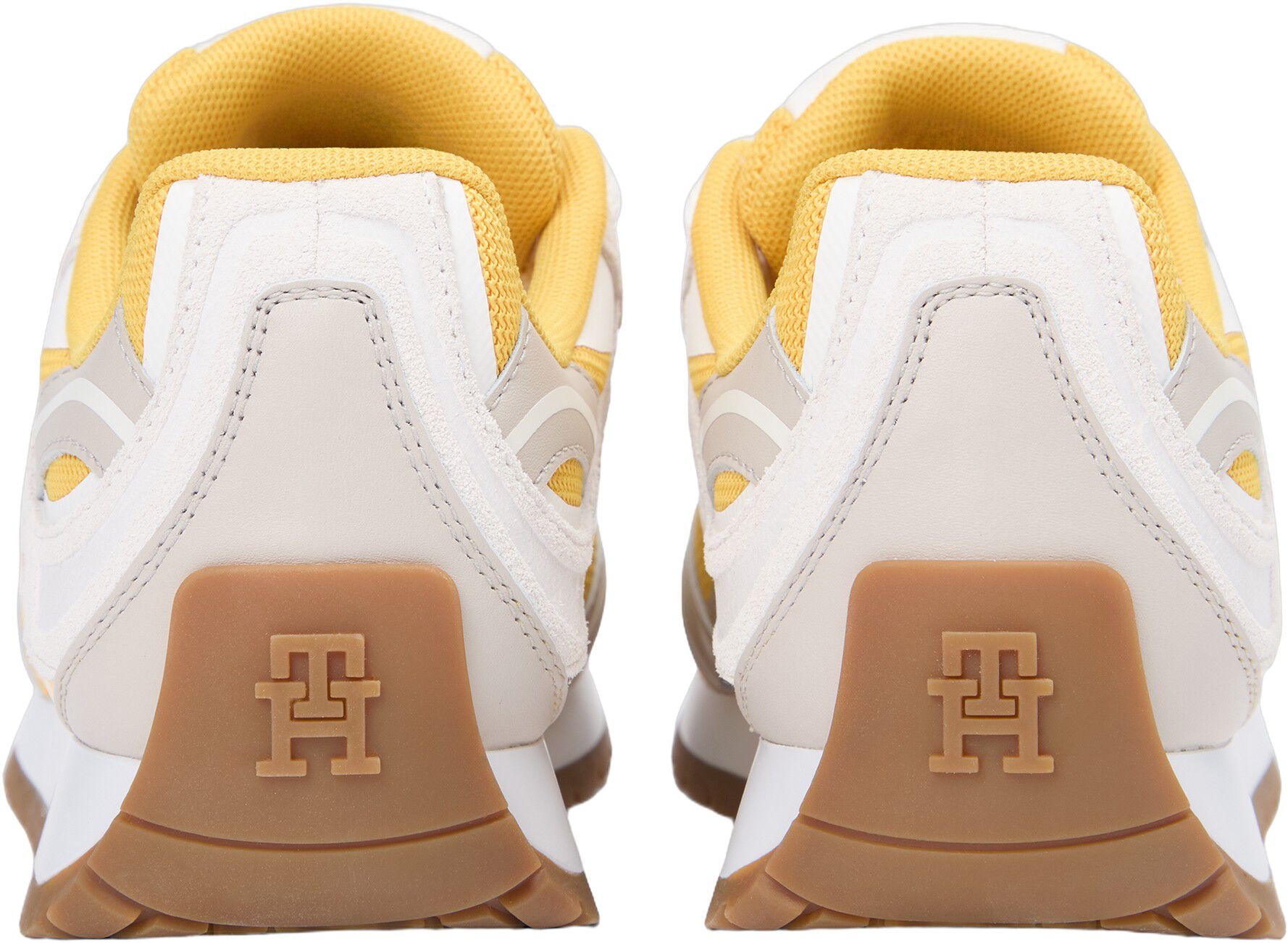 TH Monogram Leather Mixed Texture Trainers