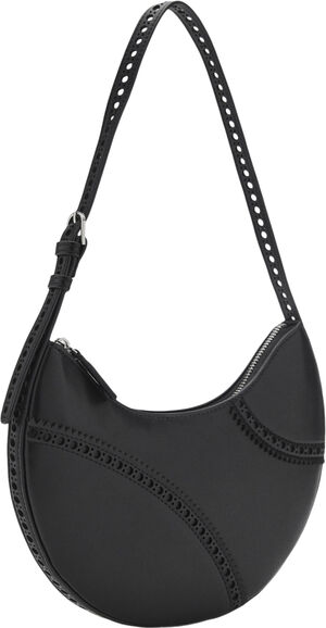 Die-cut shoulder bag