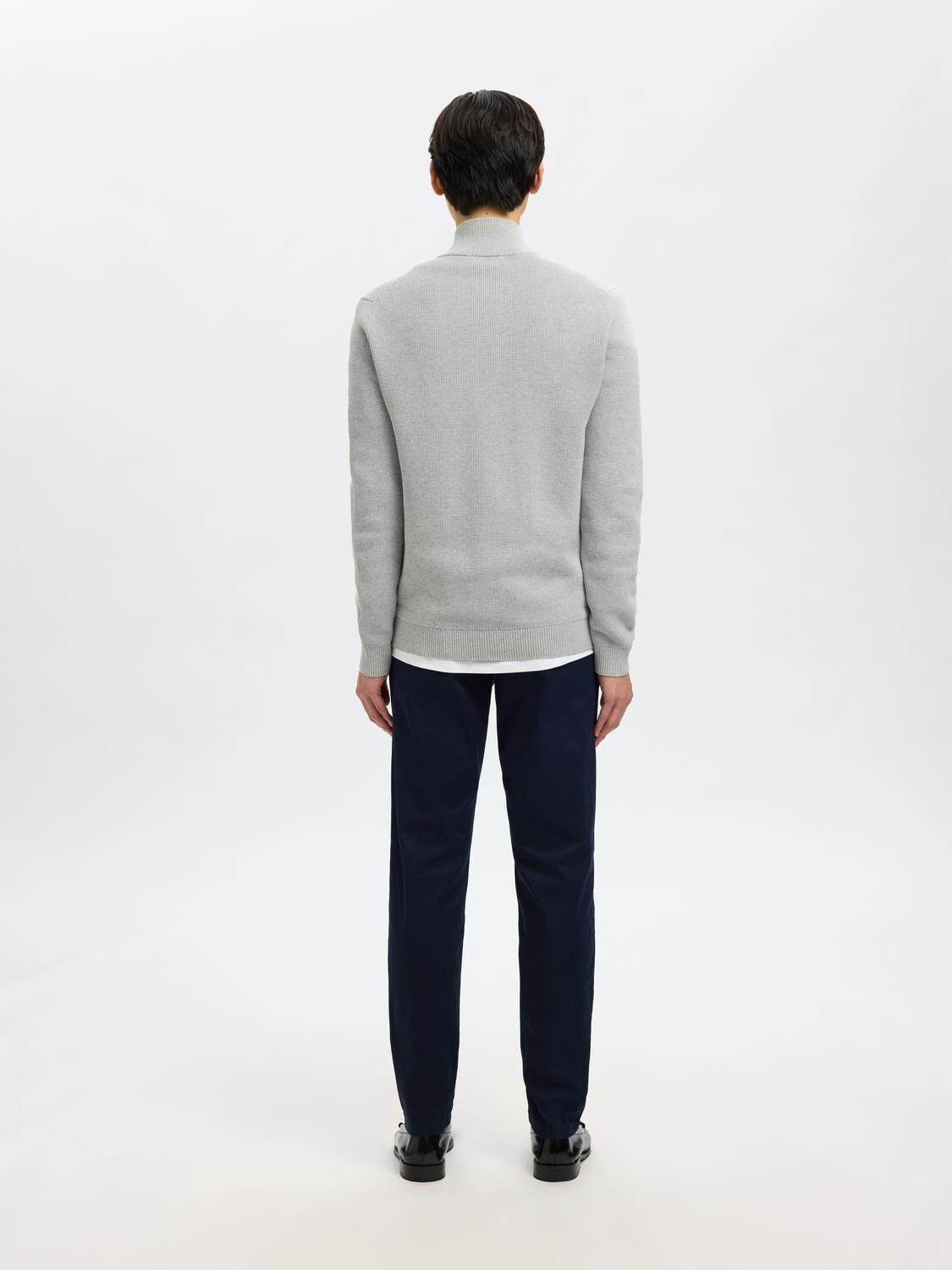 Slmdane Ls Knit Structure Full Zip Noos