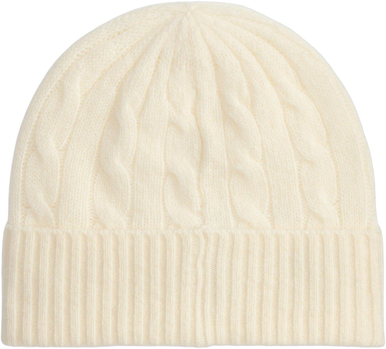 Cable-Knit Wool-Cashmere Beanie
