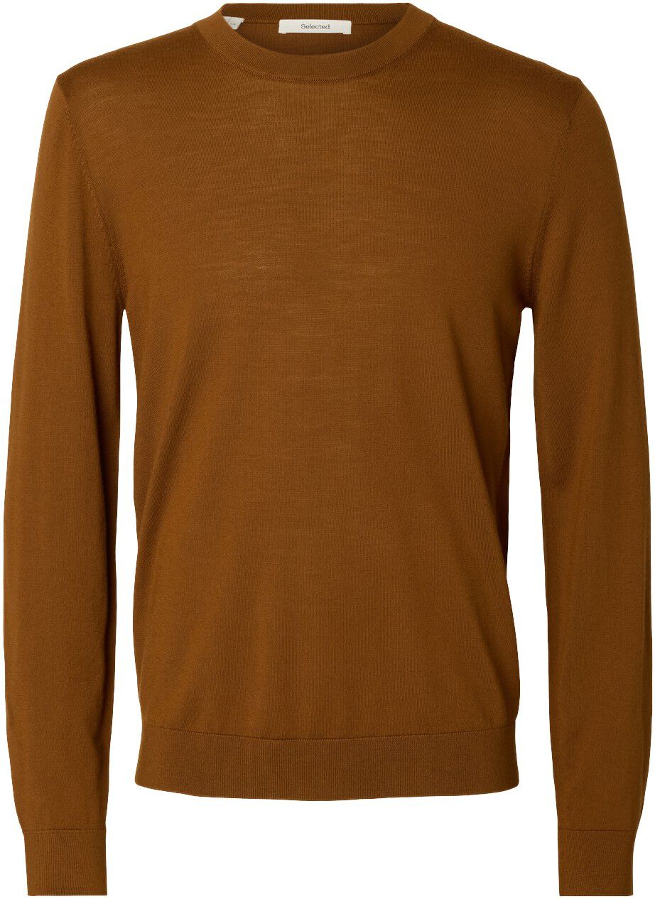 Slmtray Ls Knit Reg Merino Crew Noos