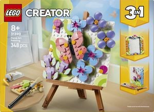Blomsterpynt - Kunstmaleri 31390