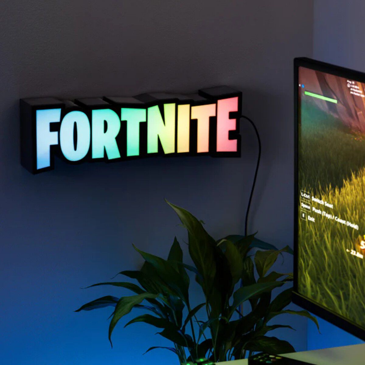 Fortnite Logo Lampe