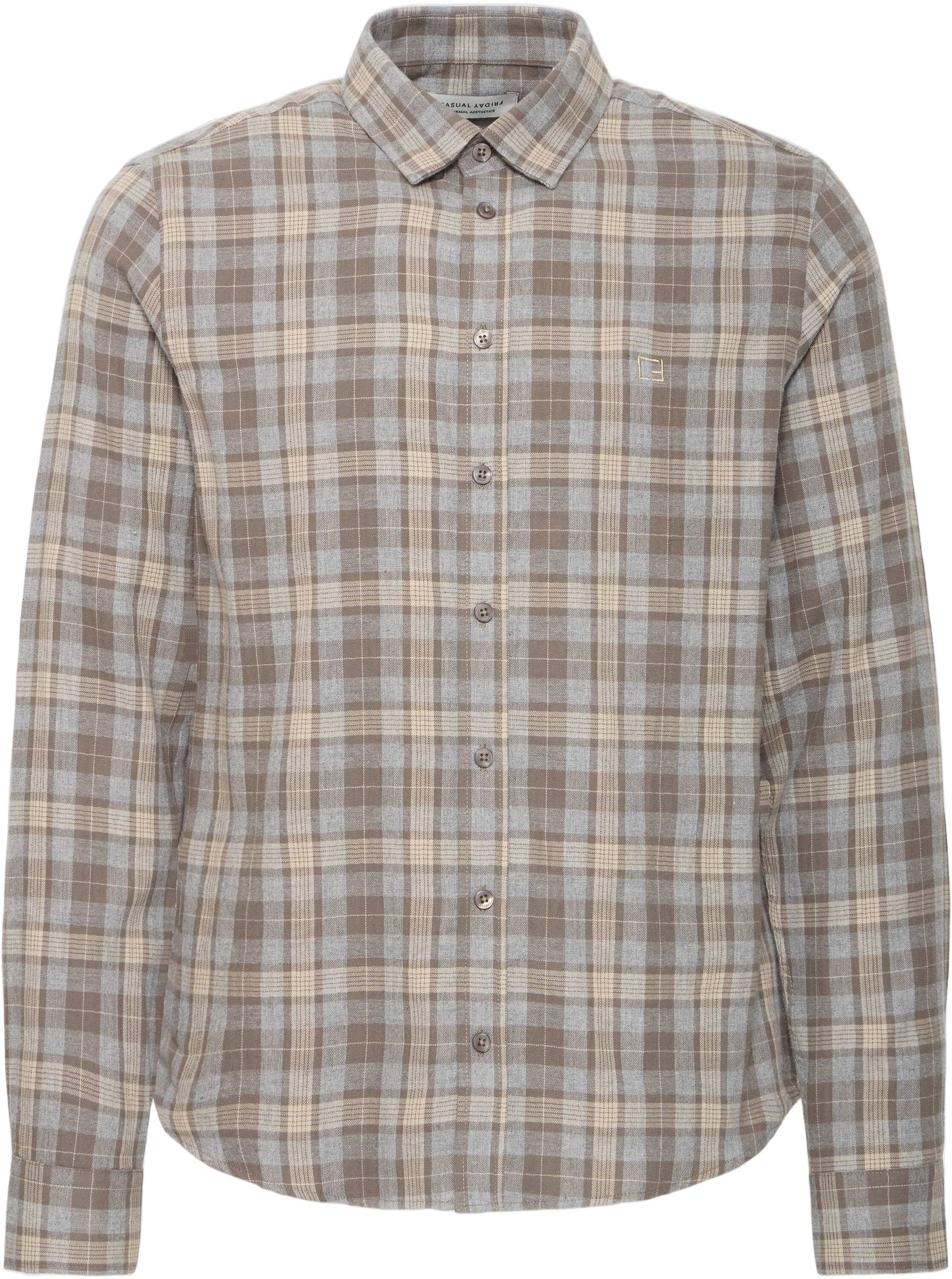 CFANTONS 0159 checked brushed shirt