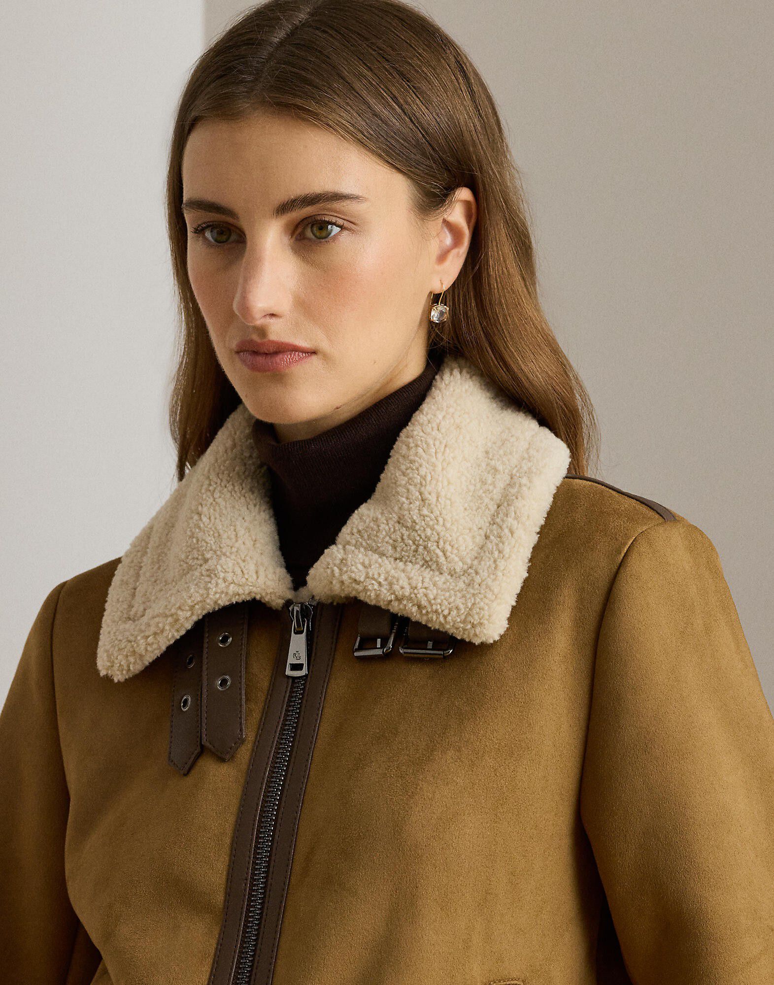 FAUX SHEARLING-FX SHEA SB ZIPFR 24