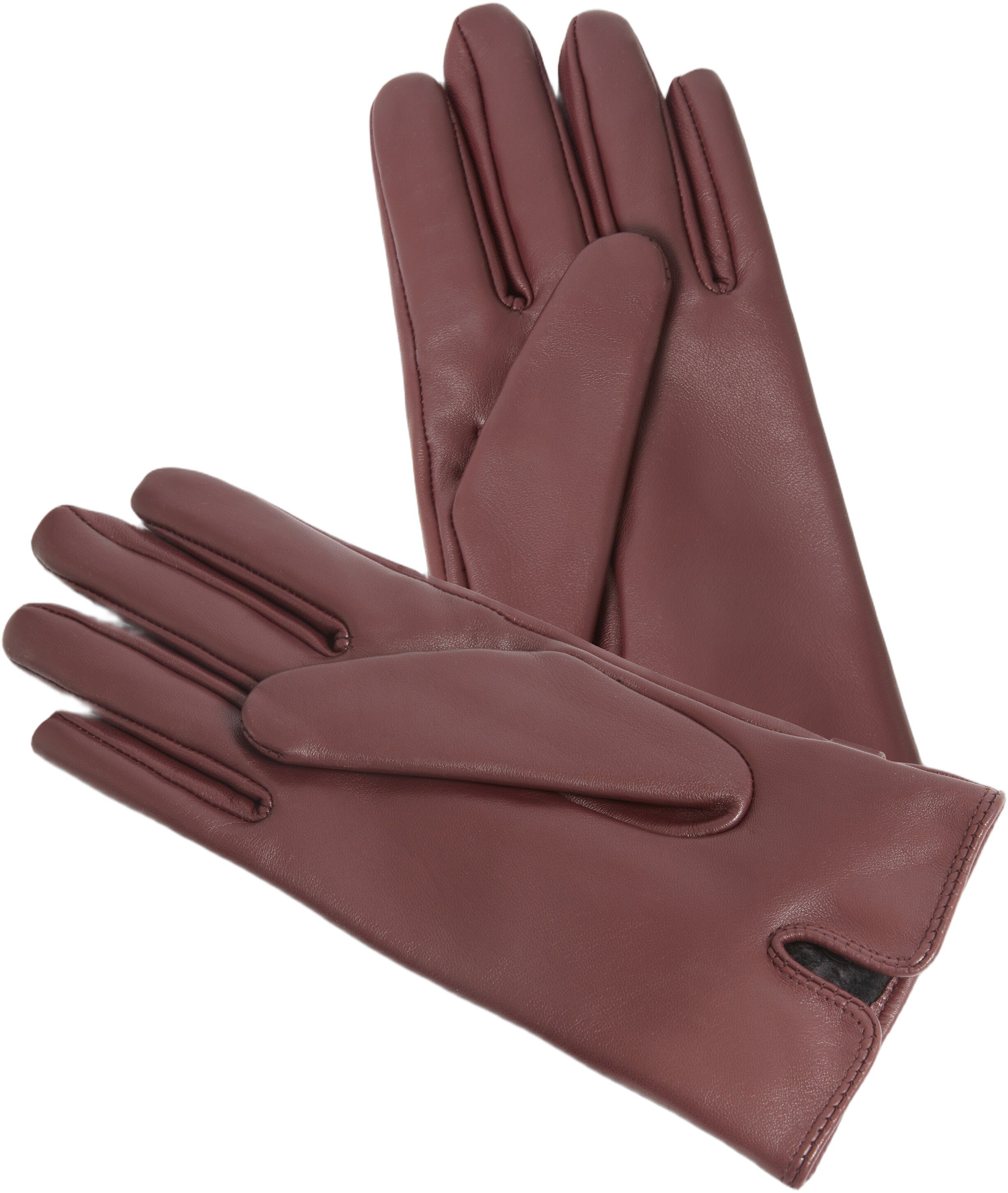 JILLLA Buckle Detail Leather Gloves