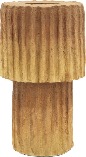 Lampa Styles 25 x 44 cm Amber Pappmache