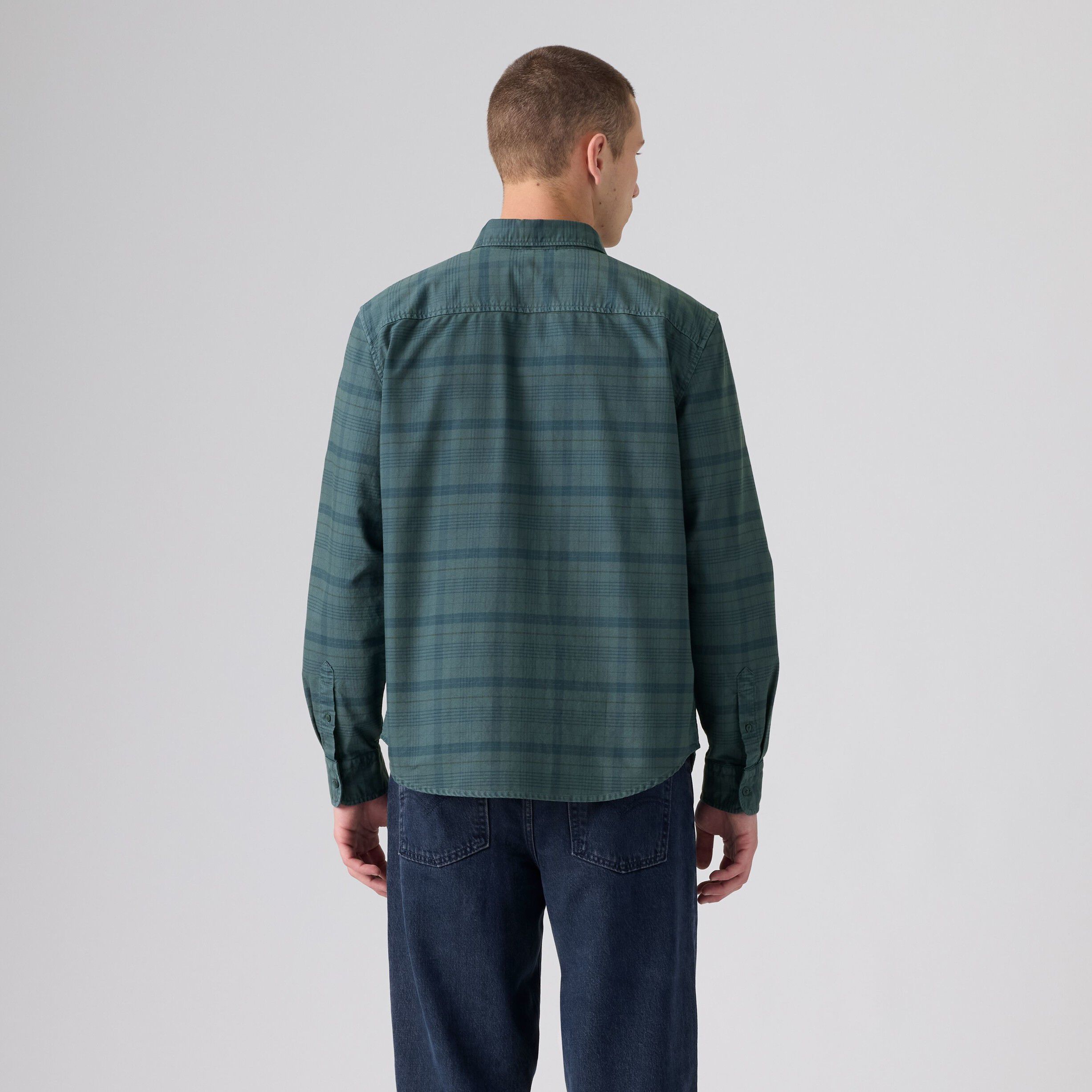 AUTHENTIC BUTTON DOWN DARK SLA