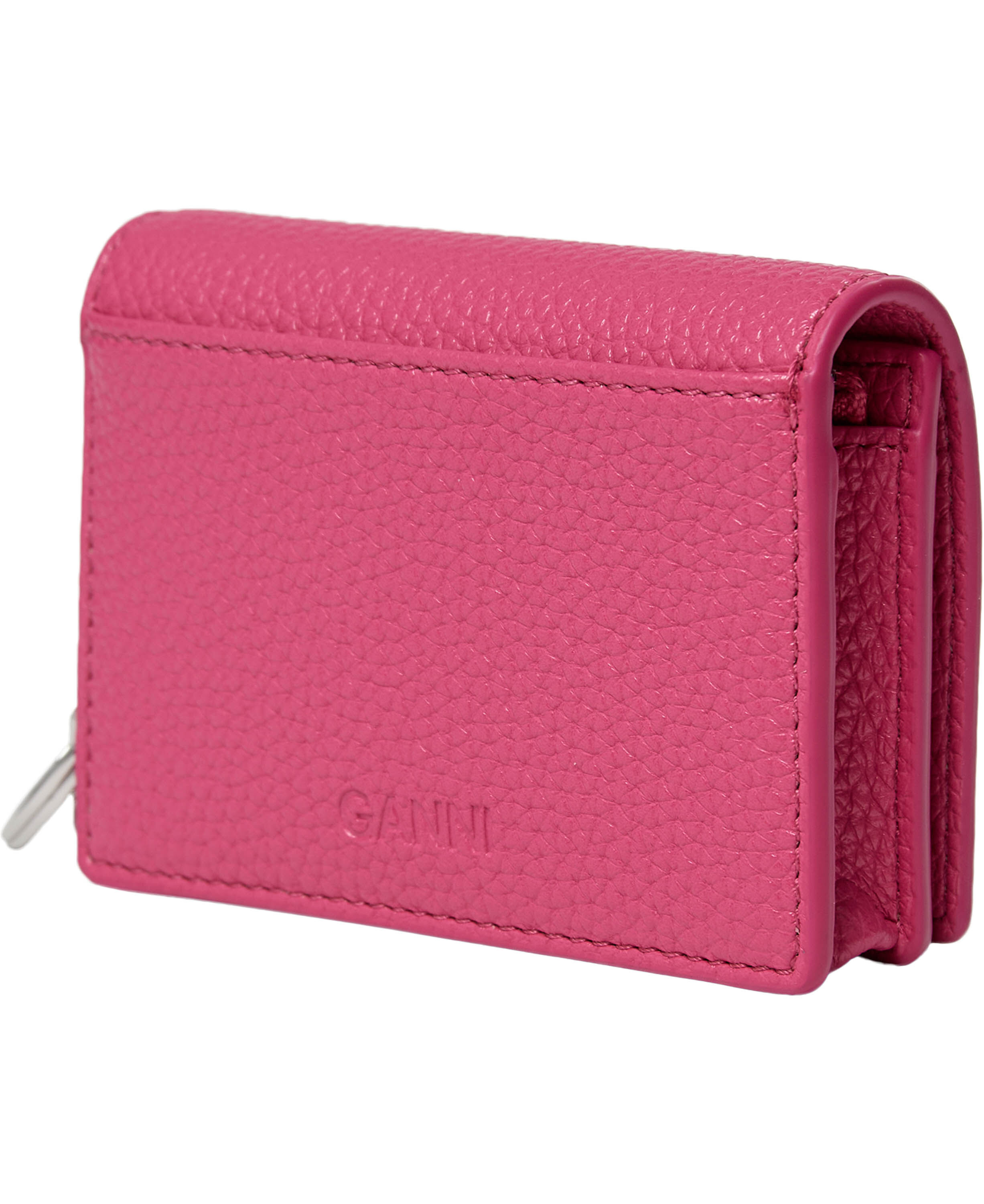 Bou Card Holder With Flap Grained