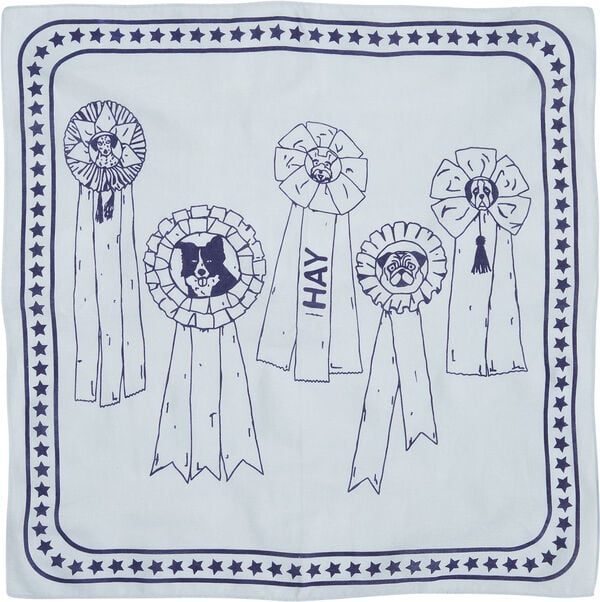 HAY Dogs Scarf-55 x 55-Light blue