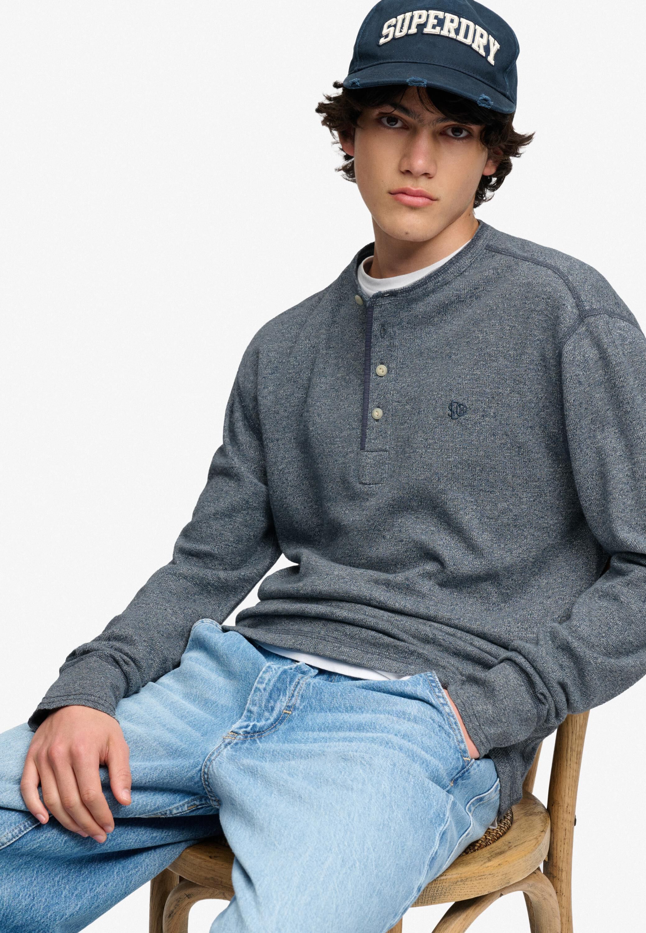MINI SLUB WAFFLE LS GRANDAD