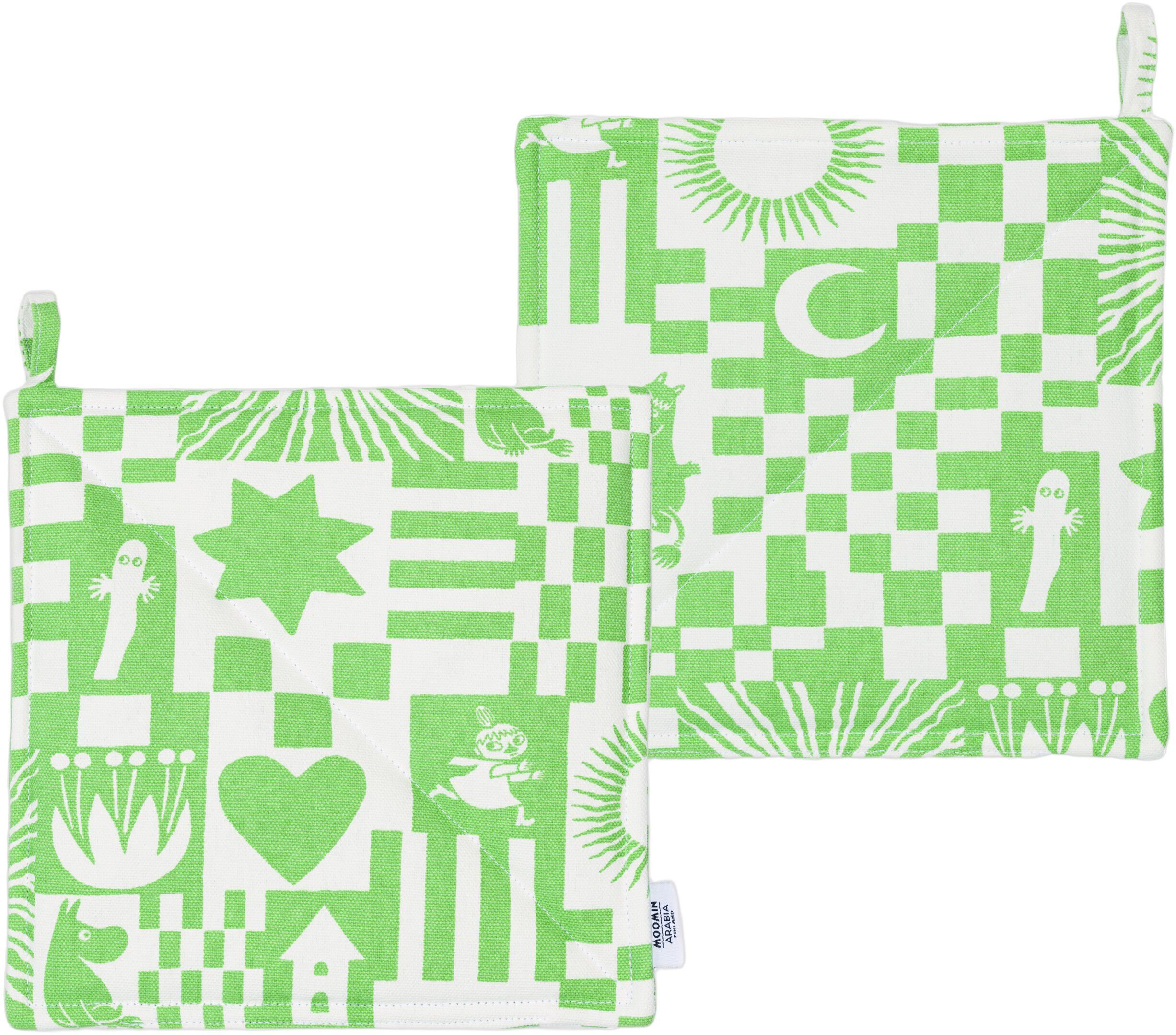 Moomin Arabia grydelapper Fest gr&oslash;n