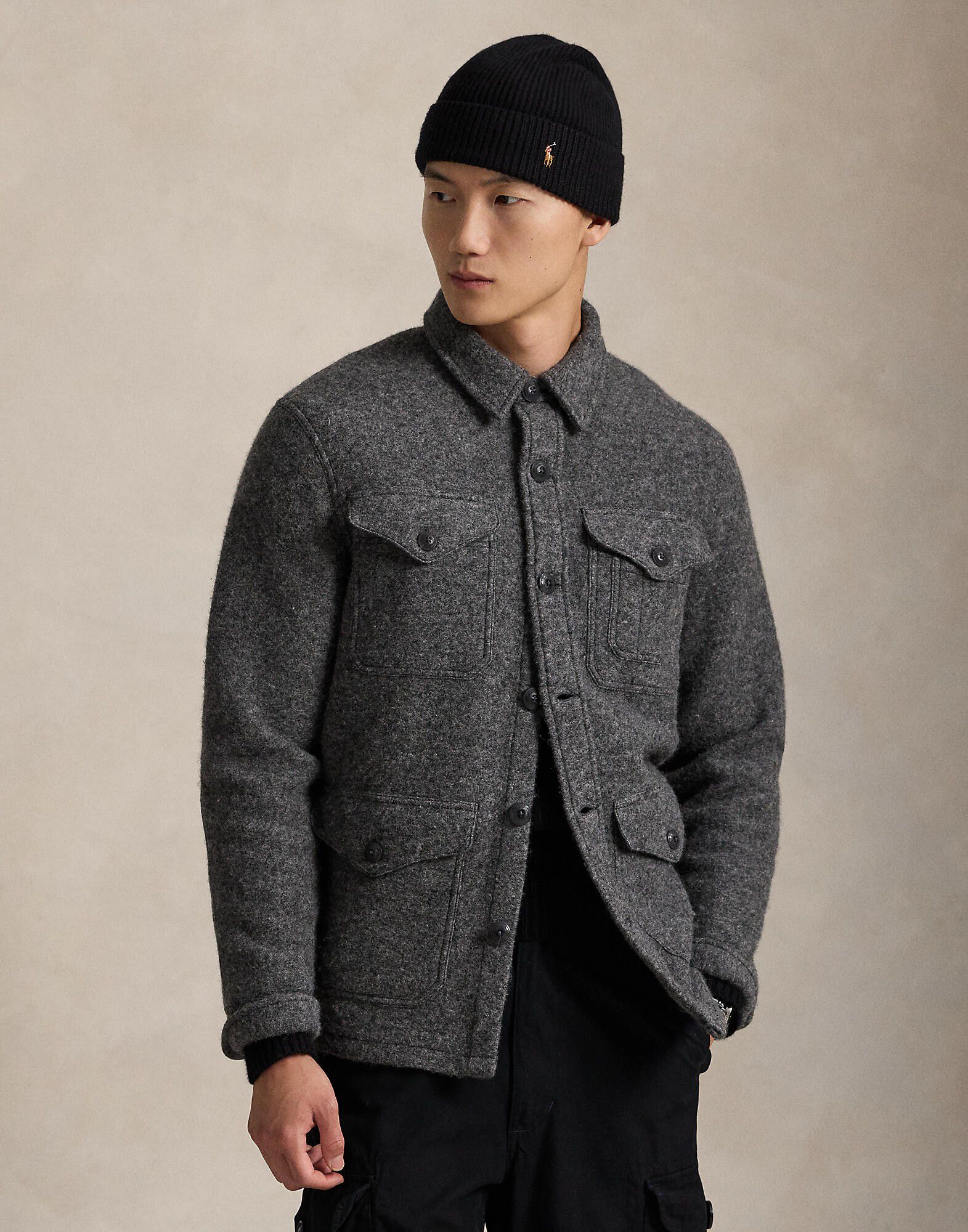 Felted Wool-Blend Jacket