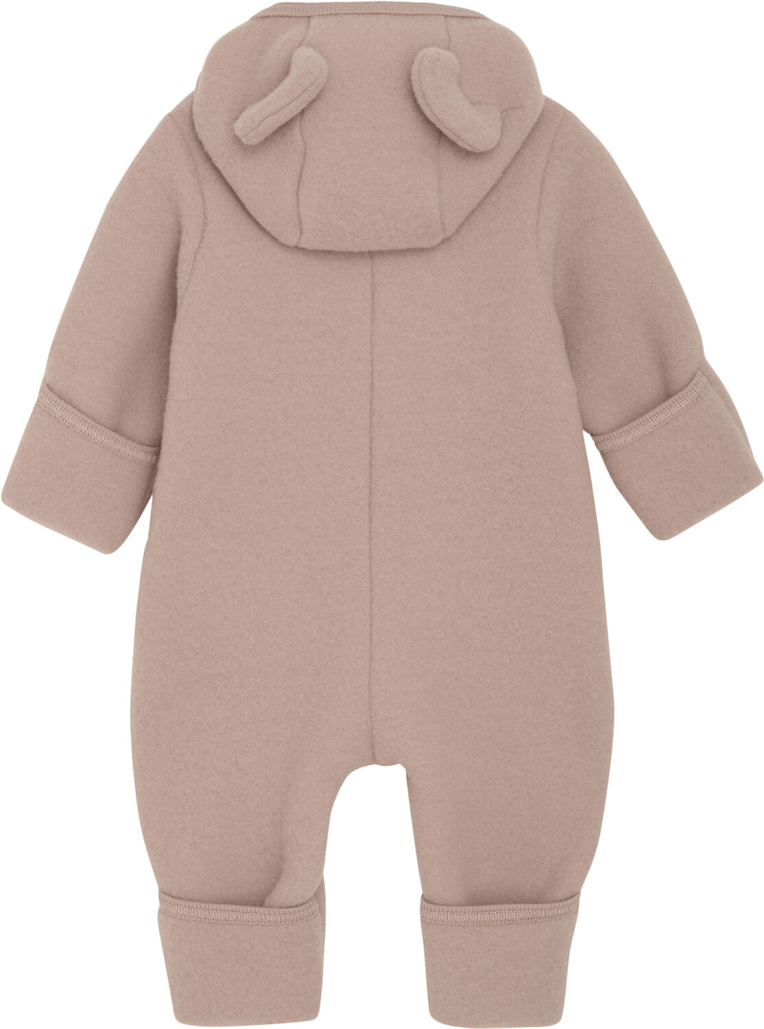 Pram Suit Ears Wool Fleece S