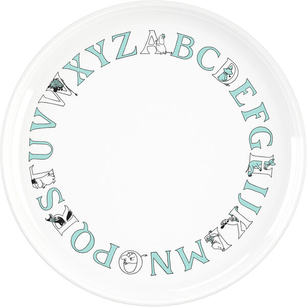 Moomin ABC tallrik Ø 20 cm Moomin turqouise