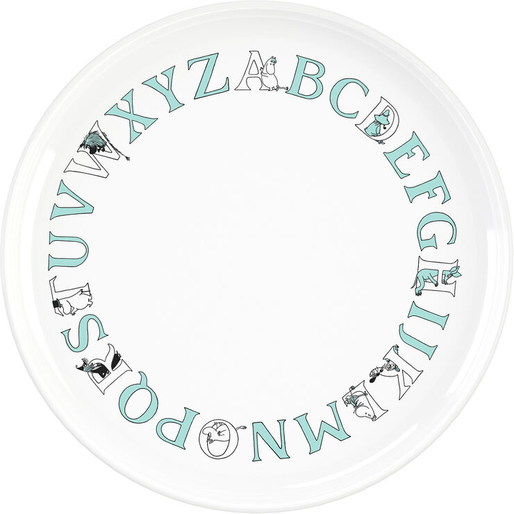 Moomin ABC tallrik Ø 20 cm Moomin turqouise