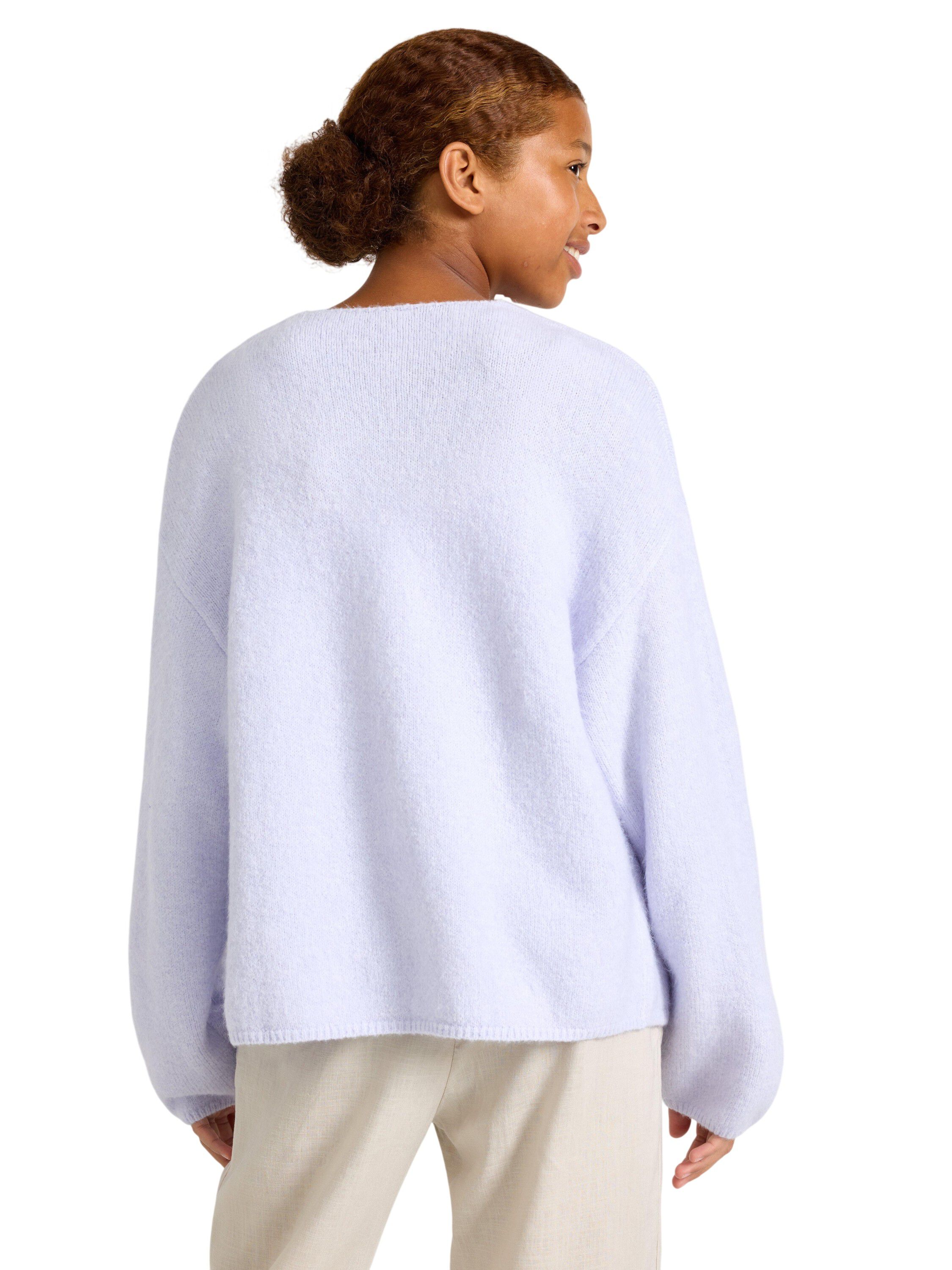 Knitted cardigan with a relaxed fit