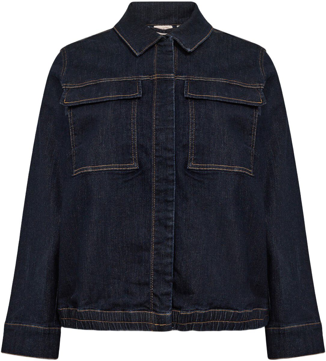 Curvy WA-JENIFER 8 Jakke M&oslash;rk denim