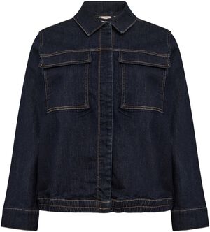 Curvy WA-JENIFER 8 Jakke Mørk denim