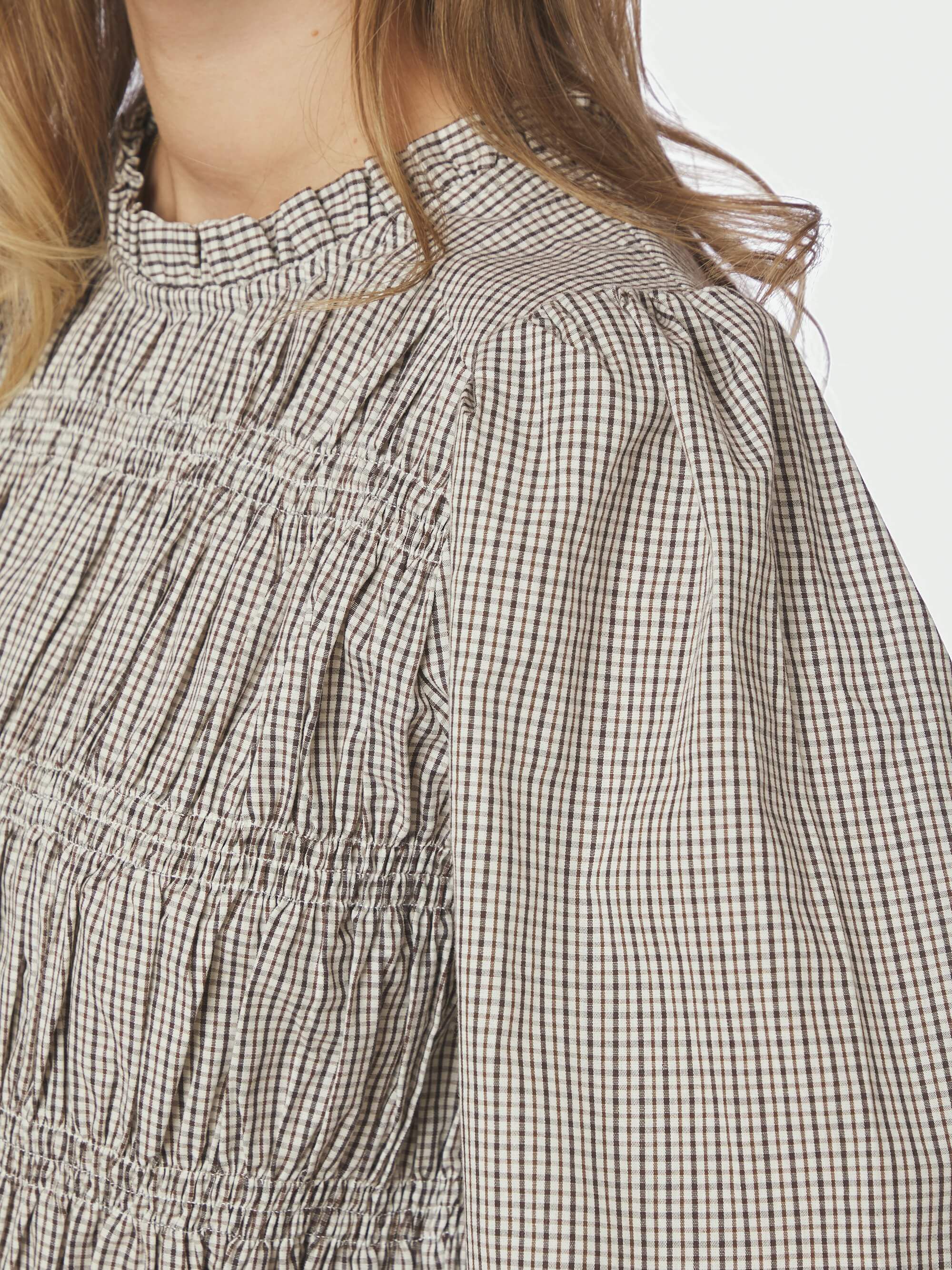 Marcia Check Blouse