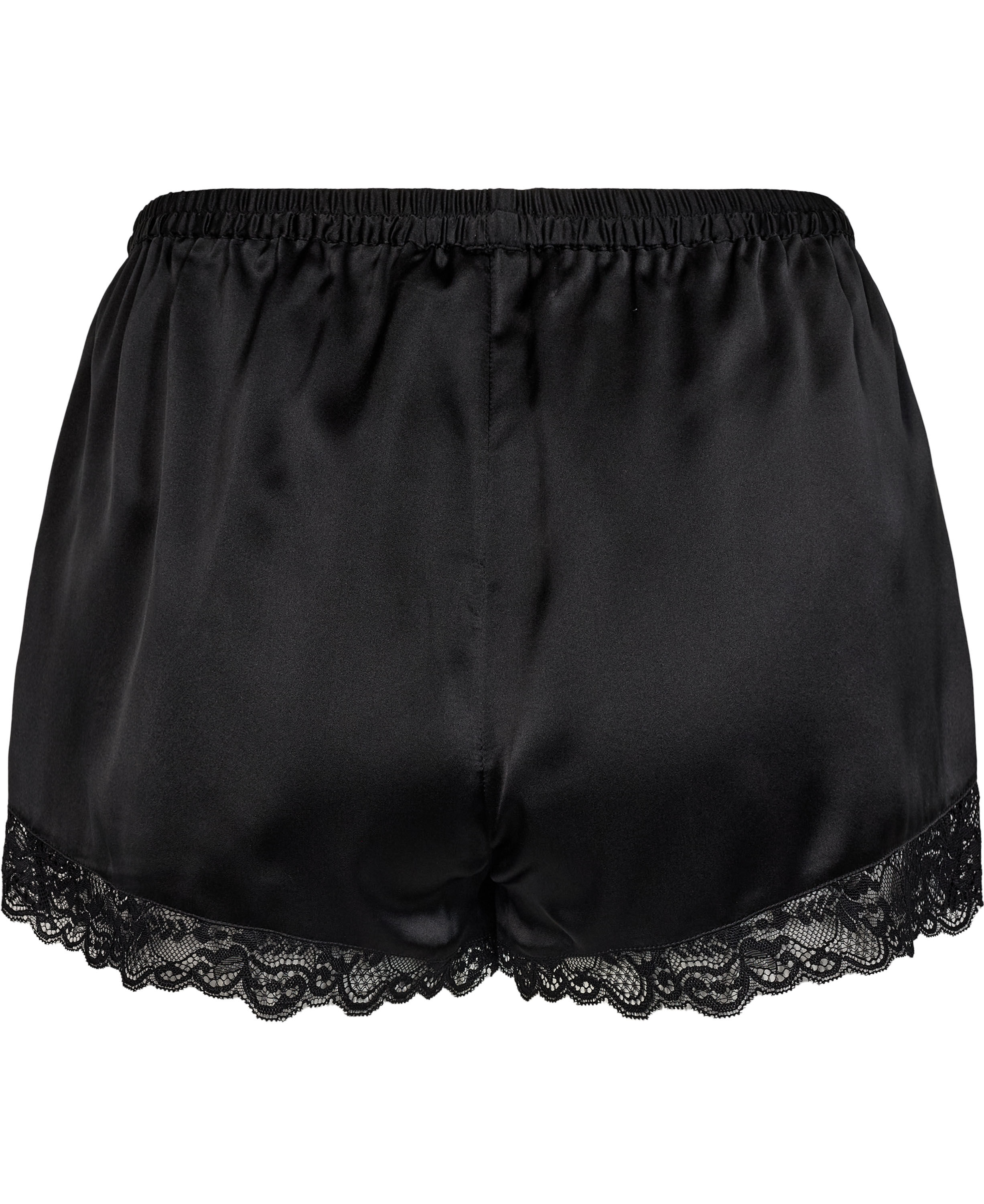 Moon 4 G - French Knickers w. Lace, 100% Silk