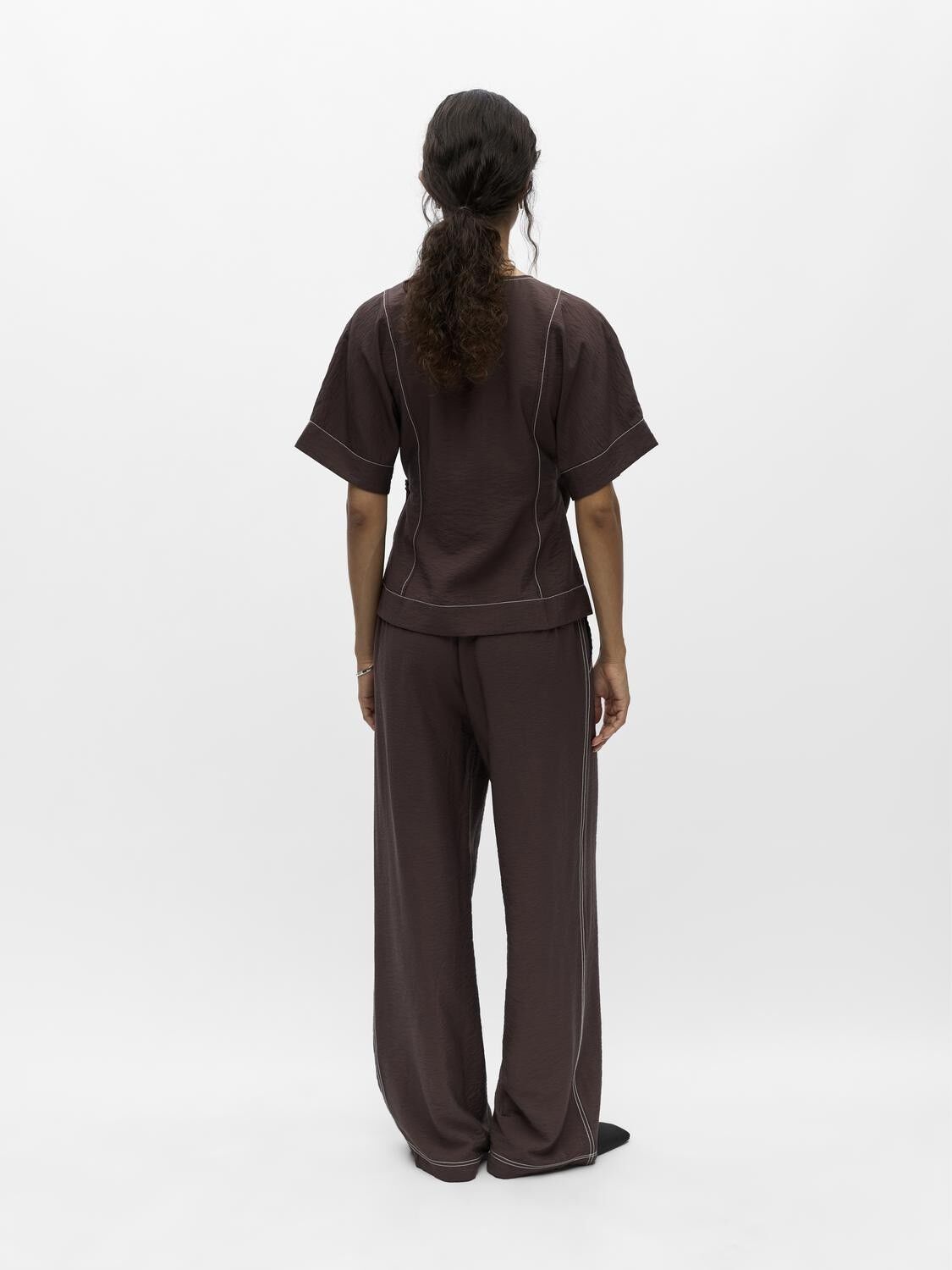 Objjacira S/S Re Wrap Top E Tne