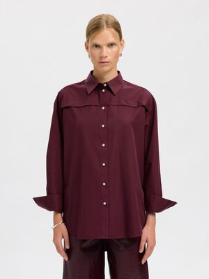 SLFALLISON OVERSIZE LS SHIRT B