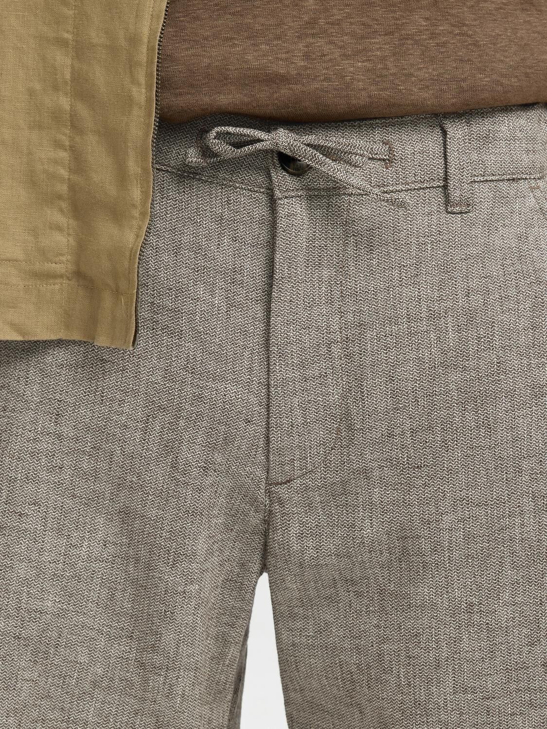 Slmregular-Brody Linen Bld Shorts Noos