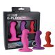 NEXUS - G-PLAY TRIO PLUS UNISEX VIBRATOR PACK S/M/L PINK RED