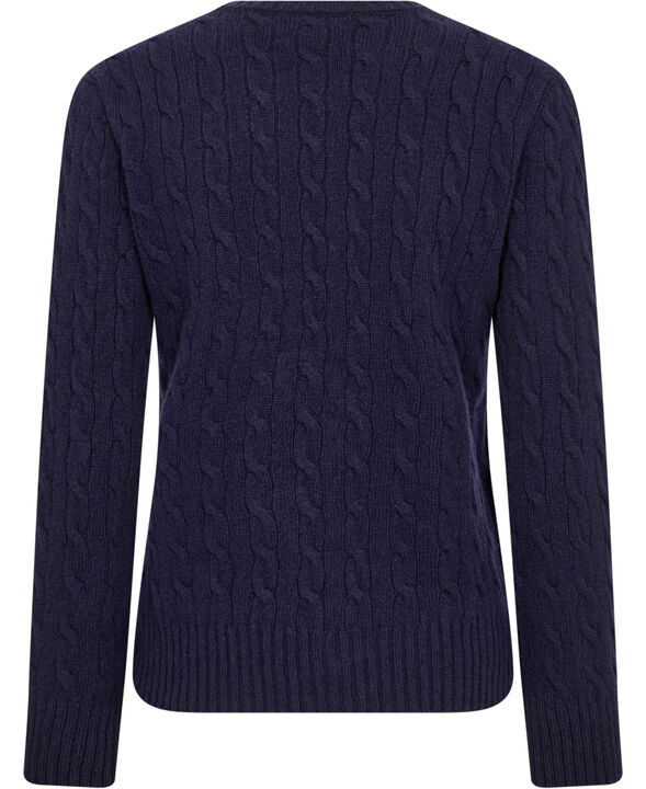 Cable-Knit Wool-Cashmere Sweater