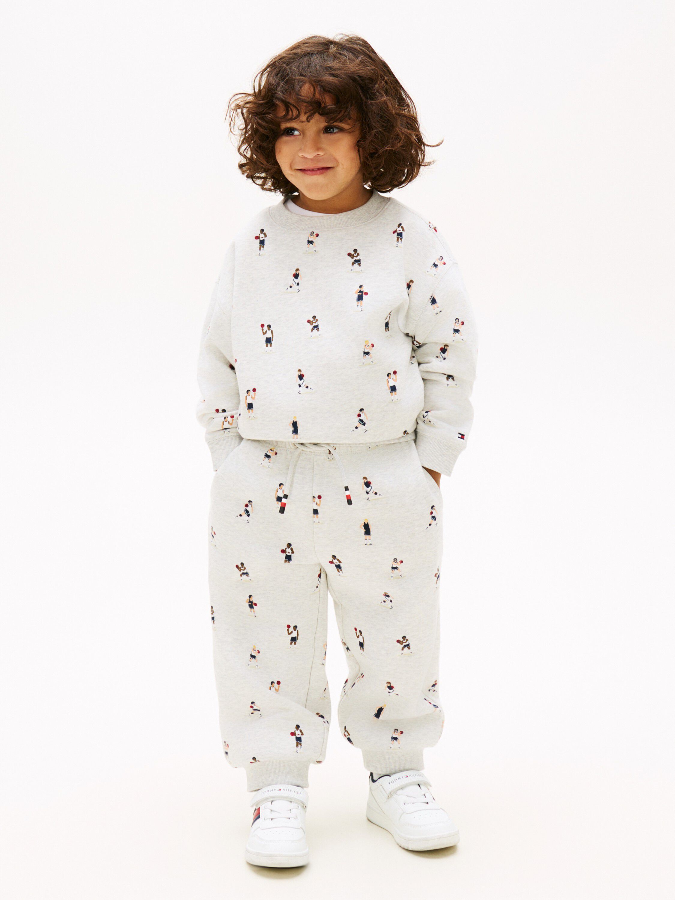 Print Terry Cuffed Joggers