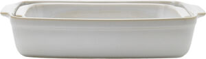 Tavola ugnsform, 38,5*25 och 33*21,5 cm, vit
