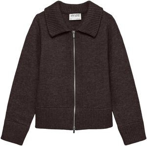 AWLINA LS ZIP KNIT CARDIGAN