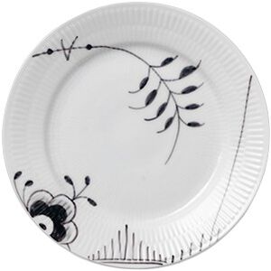 Black Fluted Mega 19 cm tallrik dekor nr. 2