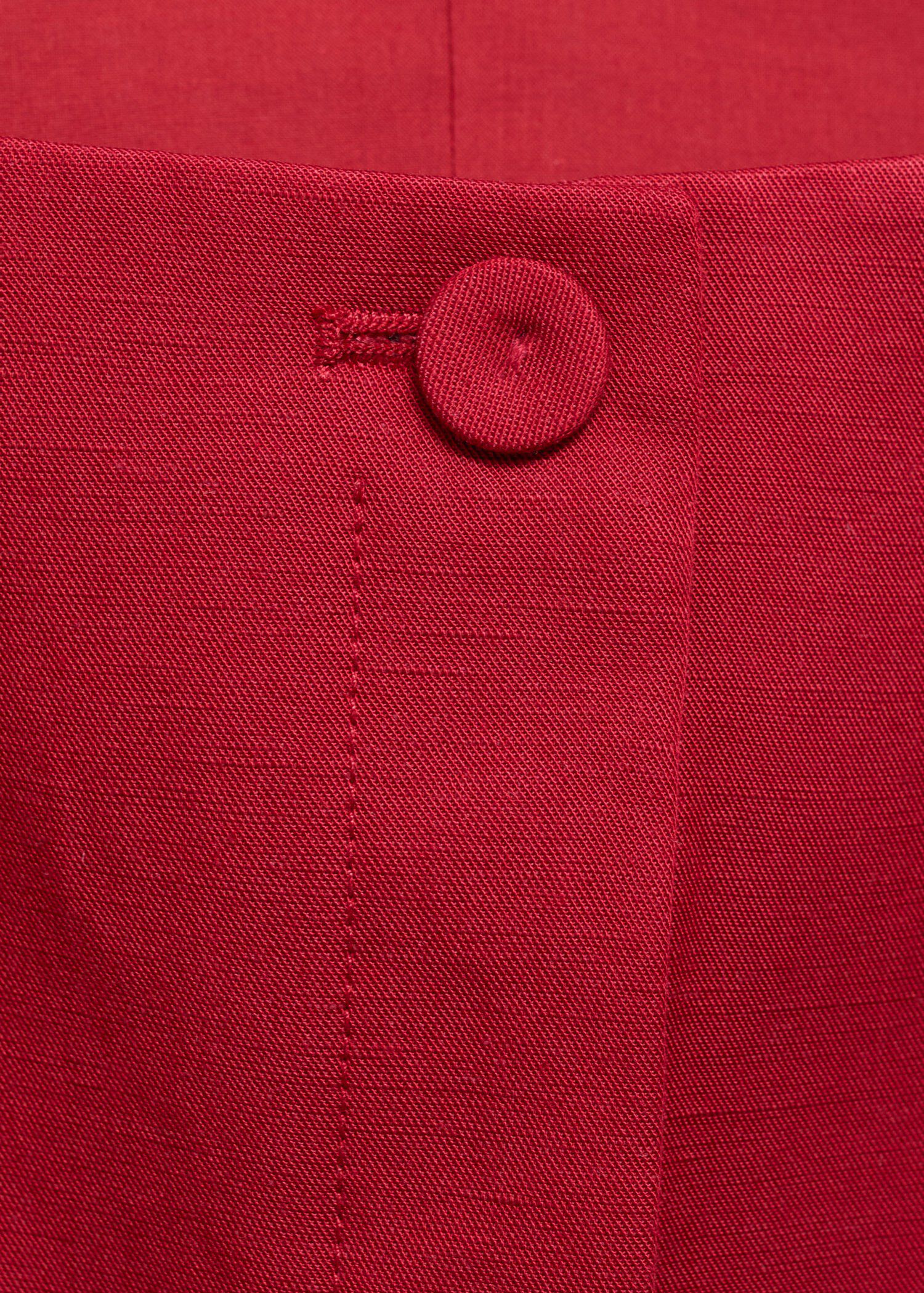 Linen-blend suit waistcoat