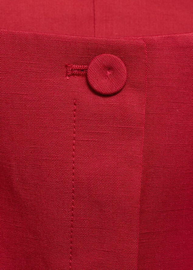 Linen-blend suit waistcoat