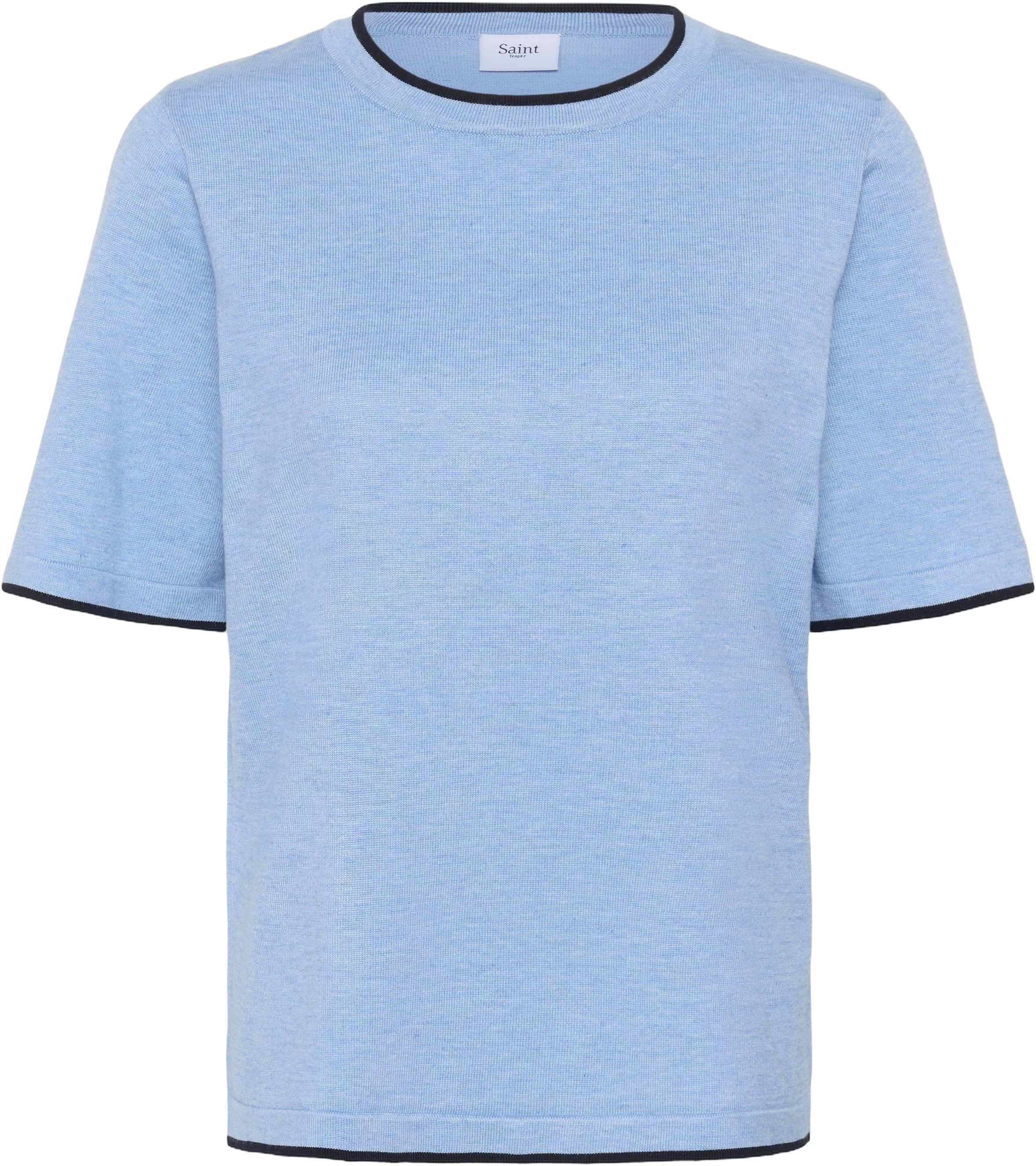 MilaSZ Contrast Stripe SS Pullover