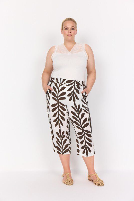 Curvy WA-MARTA 5 Bukser M&oslash;rk brun