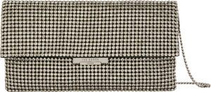 KRISTN Crystal Long Fold Over Cross