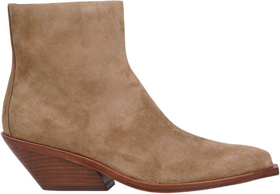 DULZURA - ANKLE SUEDE BOOTS WITH ZIPPER